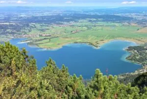 Der Kochelsee von oben