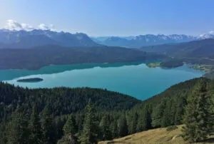 Der Walchensee von oben