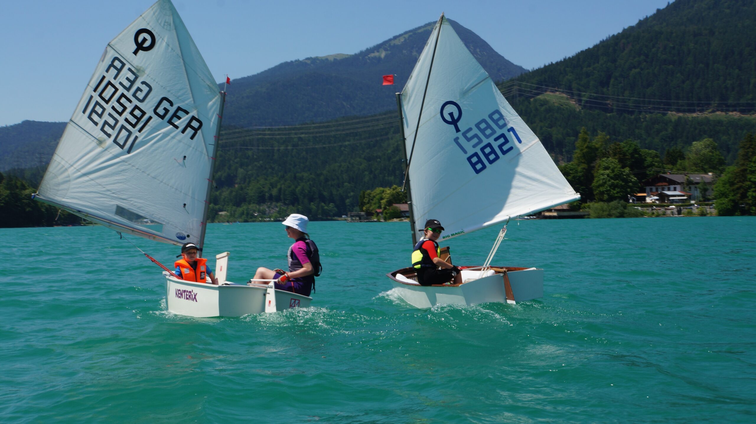 Segeln am Walchensee - Kinder